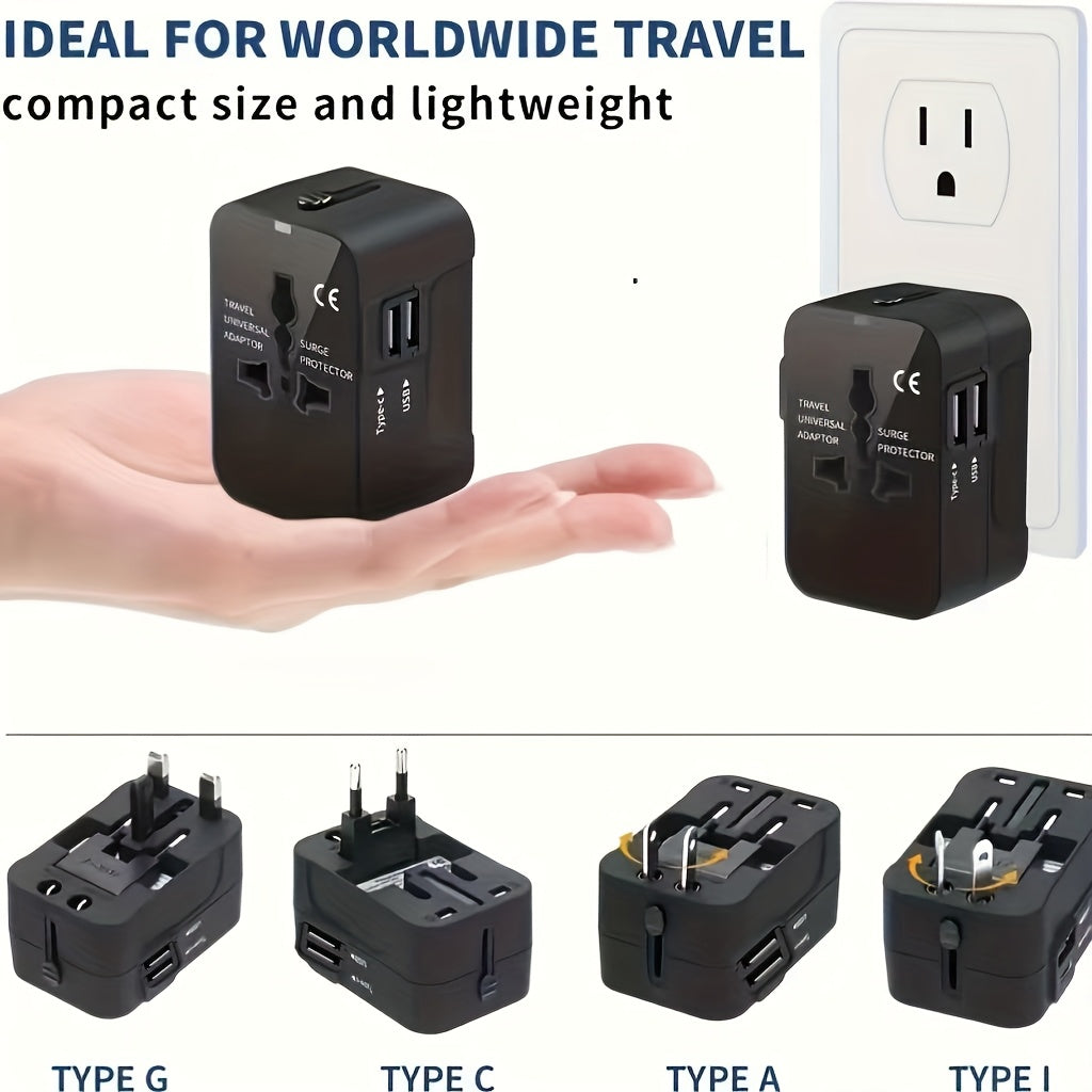 Universal Power Adapter with US/EU/UK/Australian Plugs