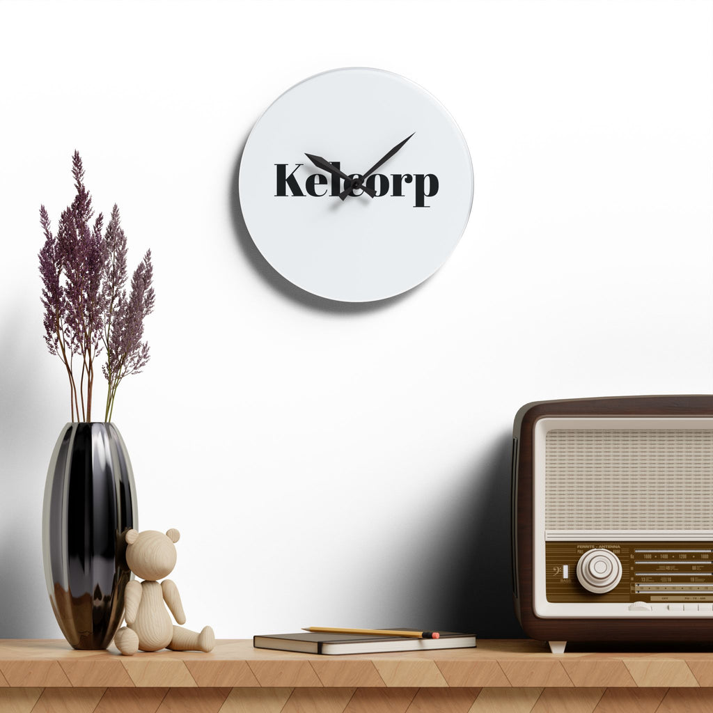 Modern Minimalist Kelcorp Acrylic Wall Clock