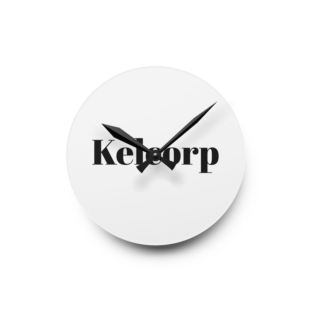 Modern Minimalist Kelcorp Acrylic Wall Clock