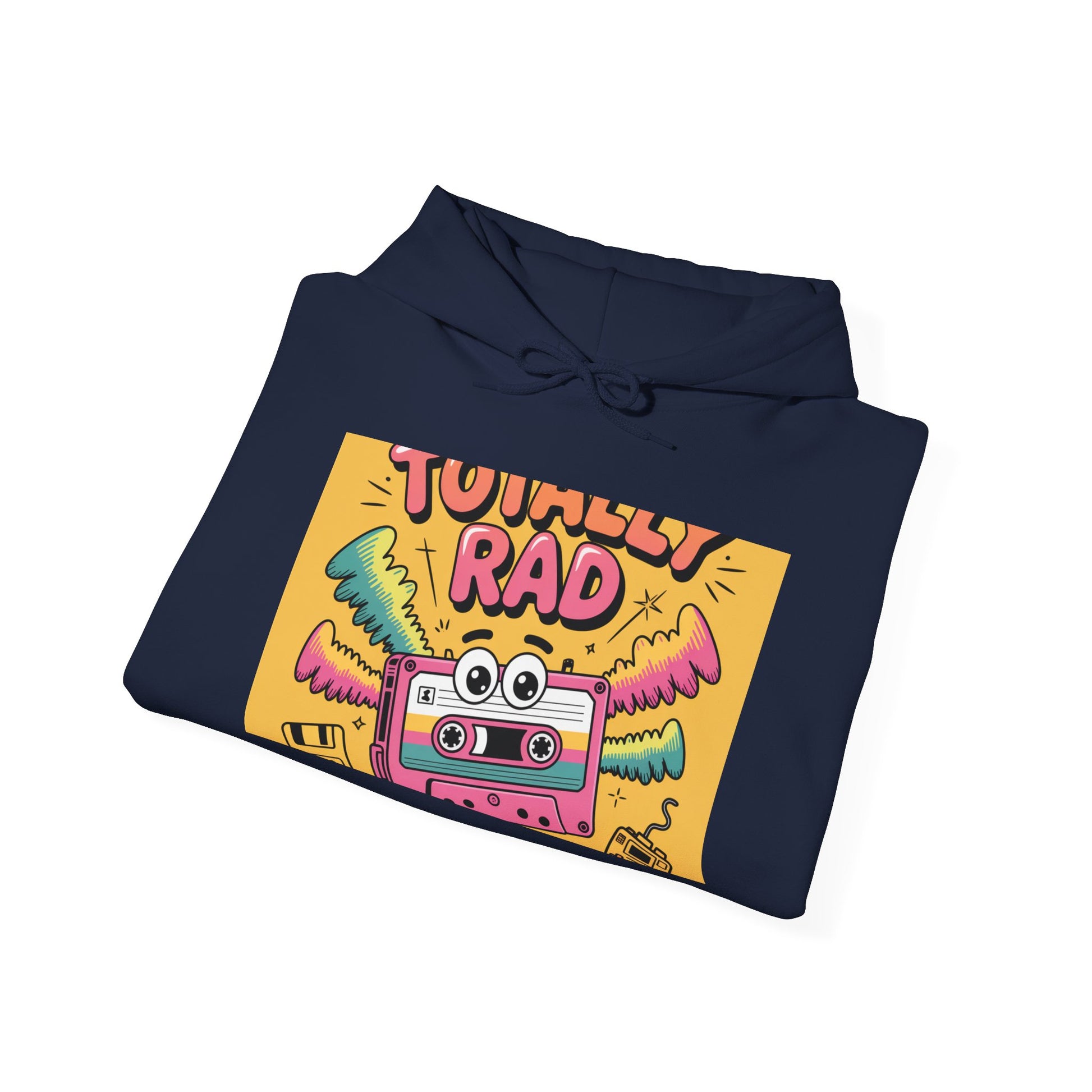 Totally Rad Hoodie - Unisex Heavy Blend™ Sweatshirt with Retro Design