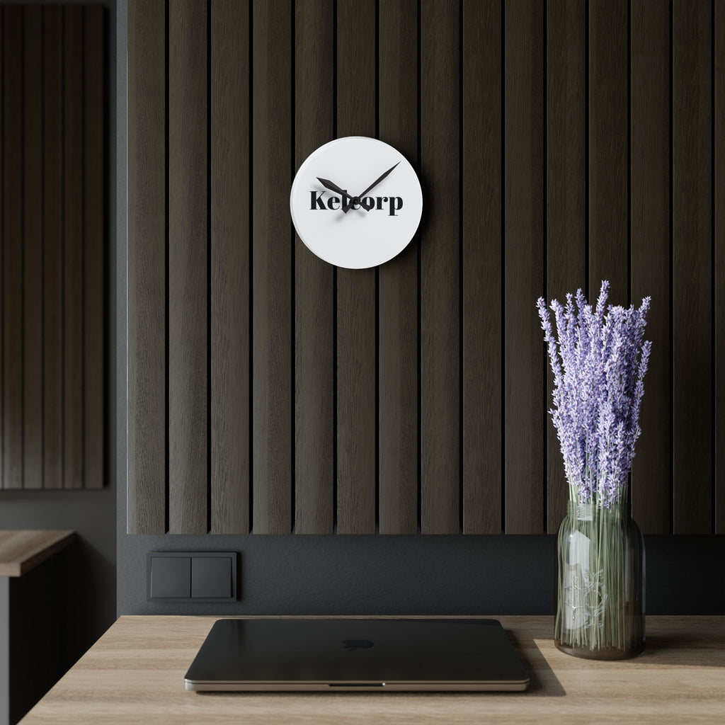 Modern Minimalist Kelcorp Acrylic Wall Clock