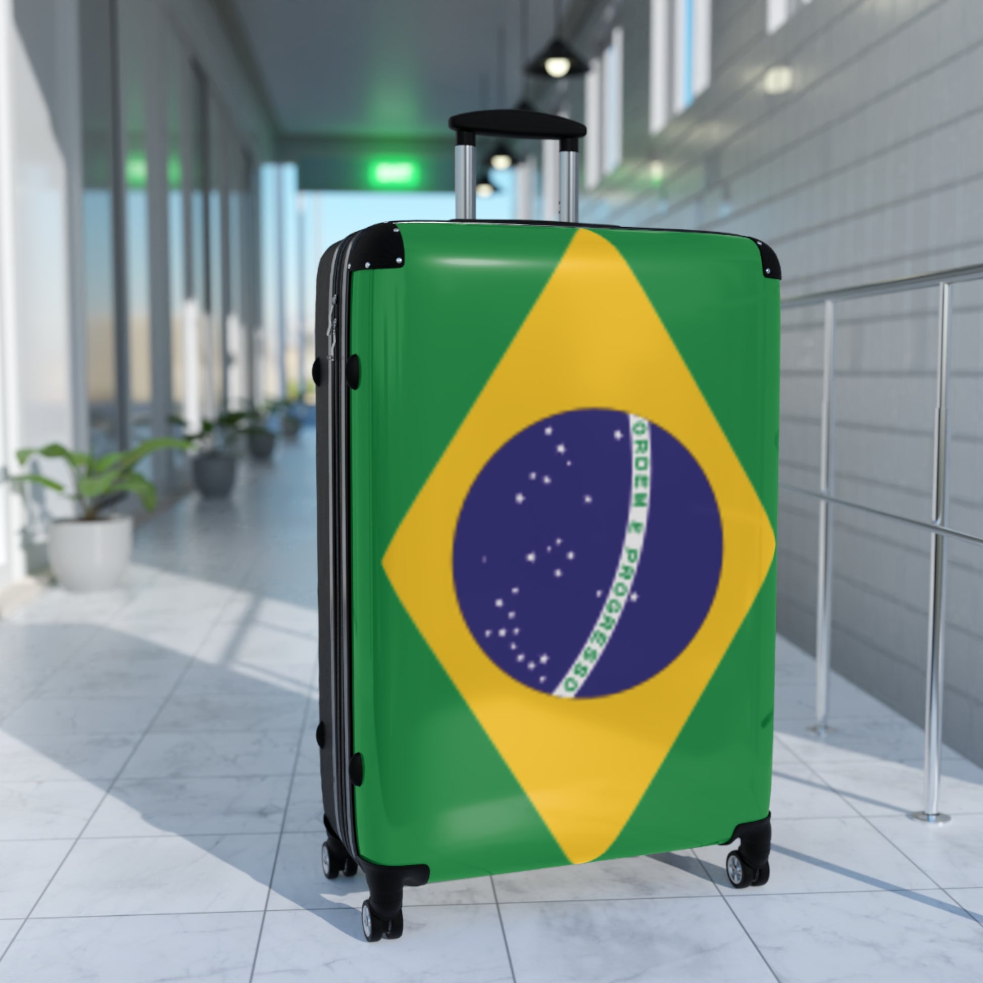 Auriverde Suitcase - Brazilian Flag Luggage