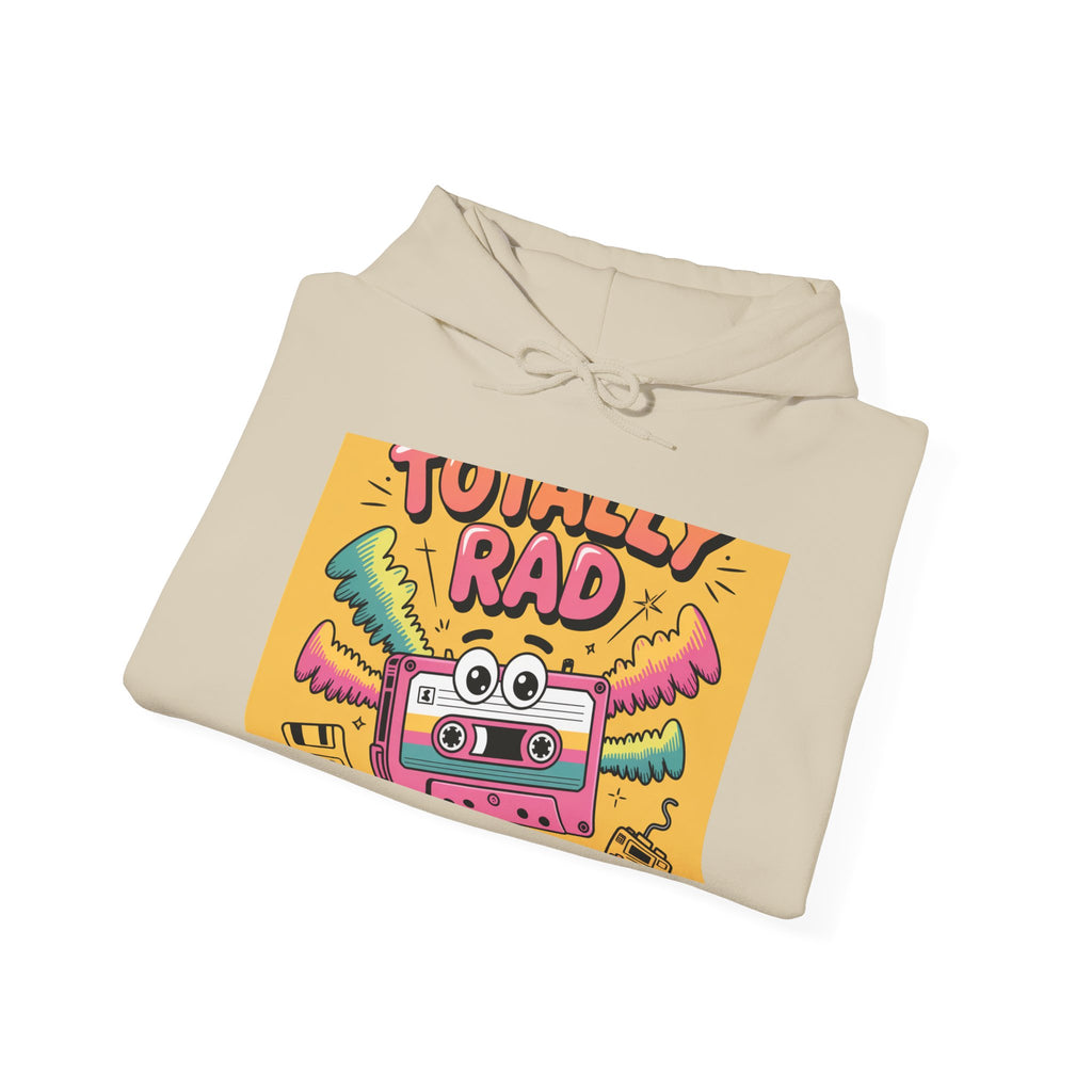 Totally Rad Hoodie - Unisex Heavy Blend™ Sweatshirt with Retro Design
