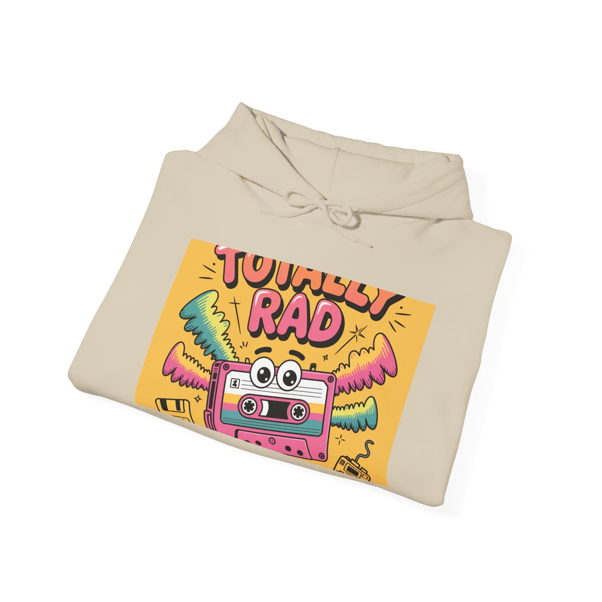 Totally Rad Hoodie - Unisex Heavy Blend™ Sweatshirt with Retro Design