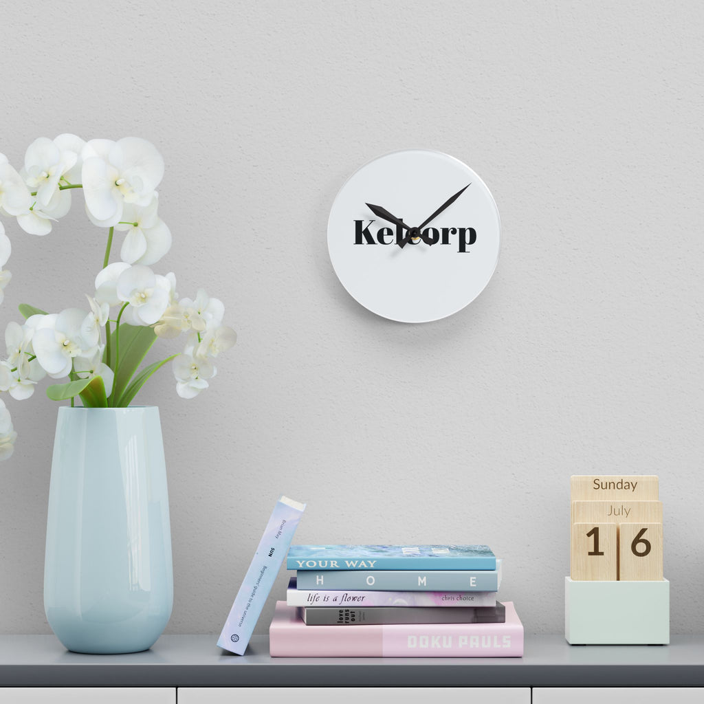 Modern Minimalist Kelcorp Acrylic Wall Clock