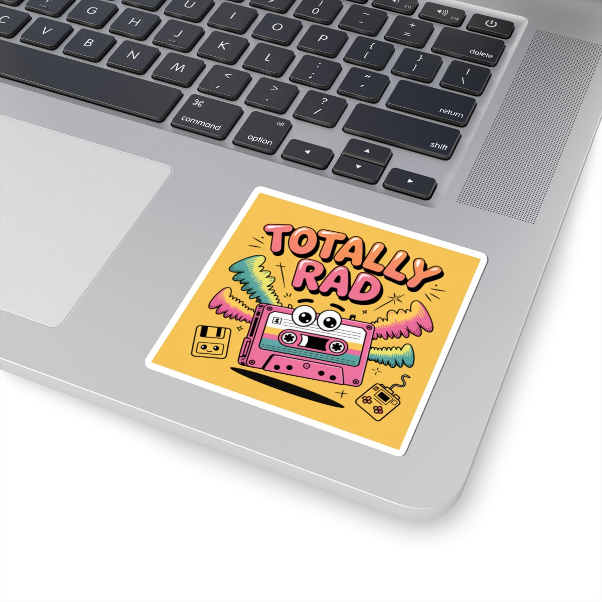Totally Rad Cassette Tape Kiss-Cut Stickers - Retro Vibe for Fun Decorating