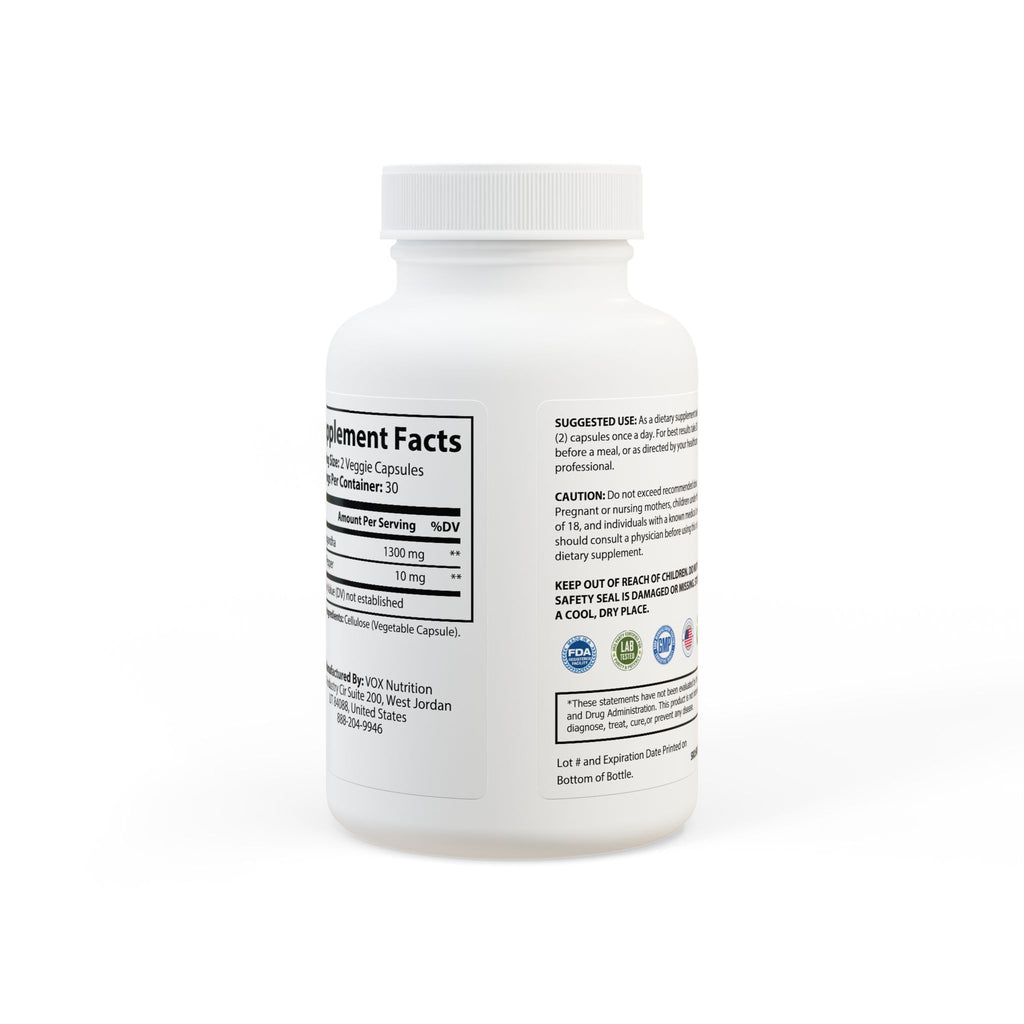 Kelcorp's Ashwagandha and Black Pepper Supplement (60 capsules) (USA ONLY)