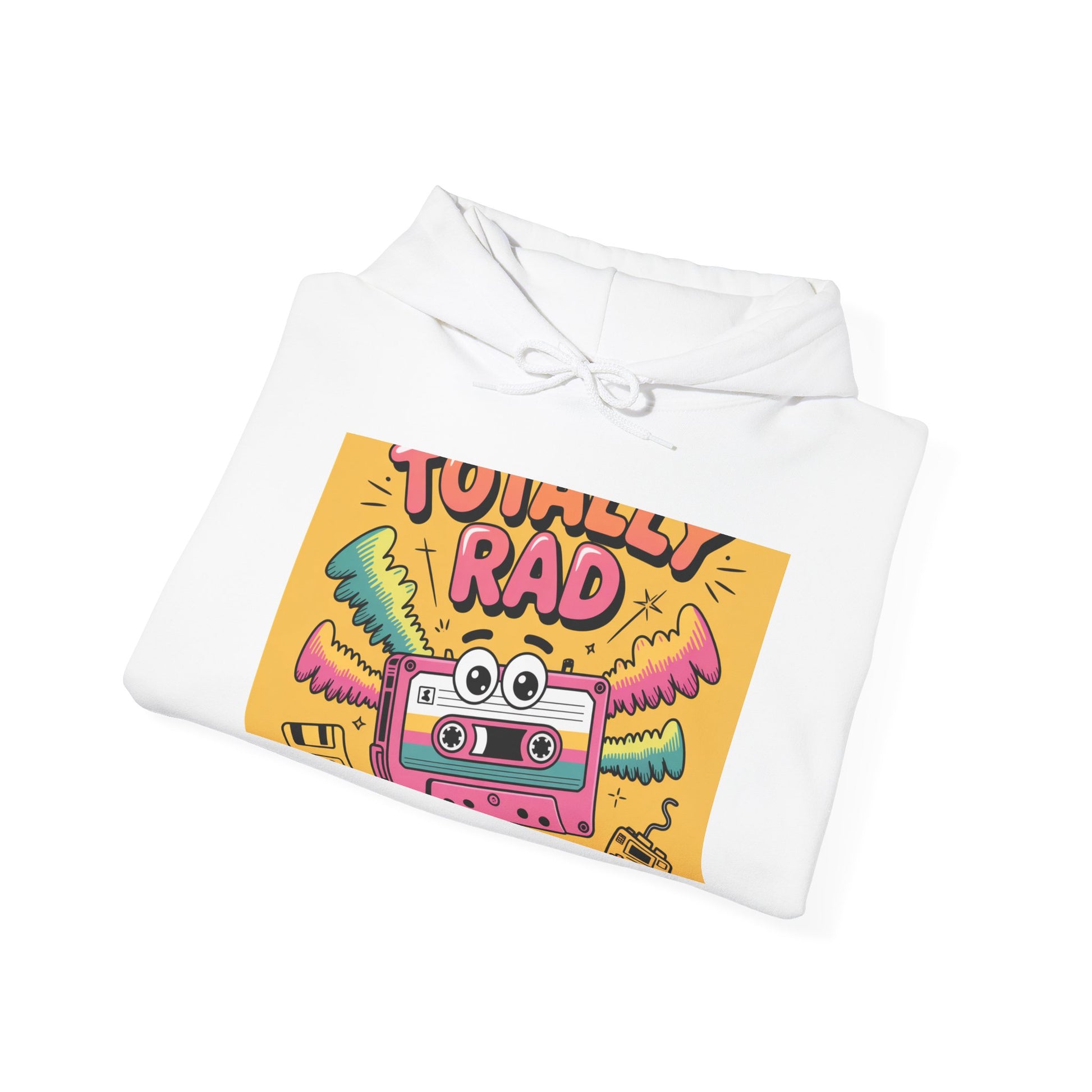 Totally Rad Hoodie - Unisex Heavy Blend™ Sweatshirt with Retro Design