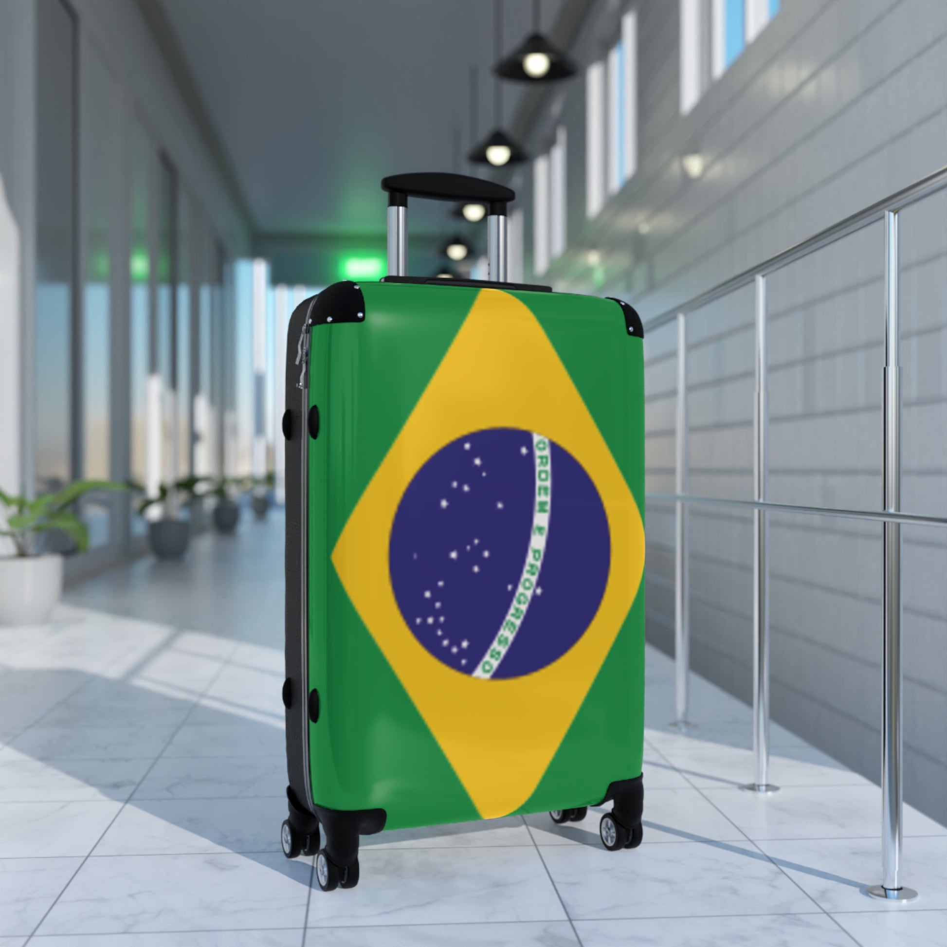 Auriverde Suitcase - Brazilian Flag Luggage