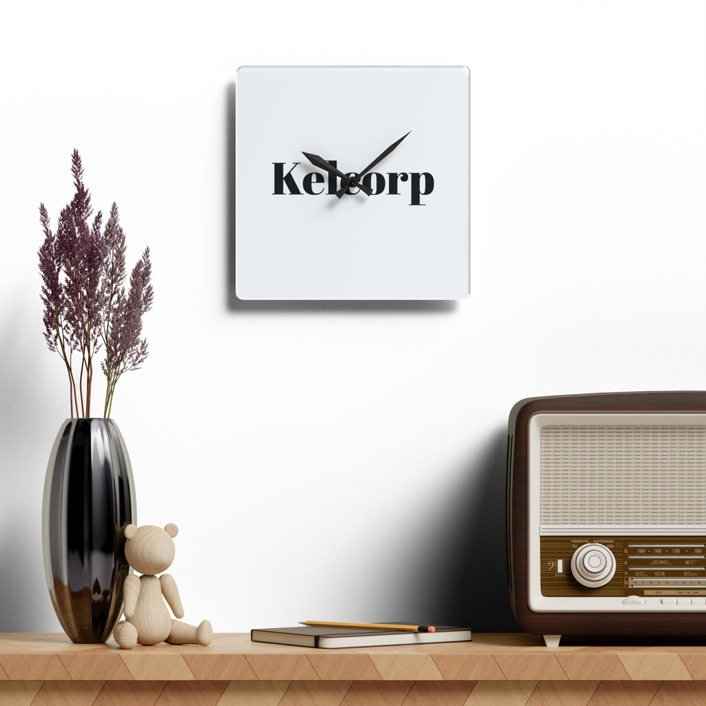 Modern Minimalist Kelcorp Acrylic Wall Clock