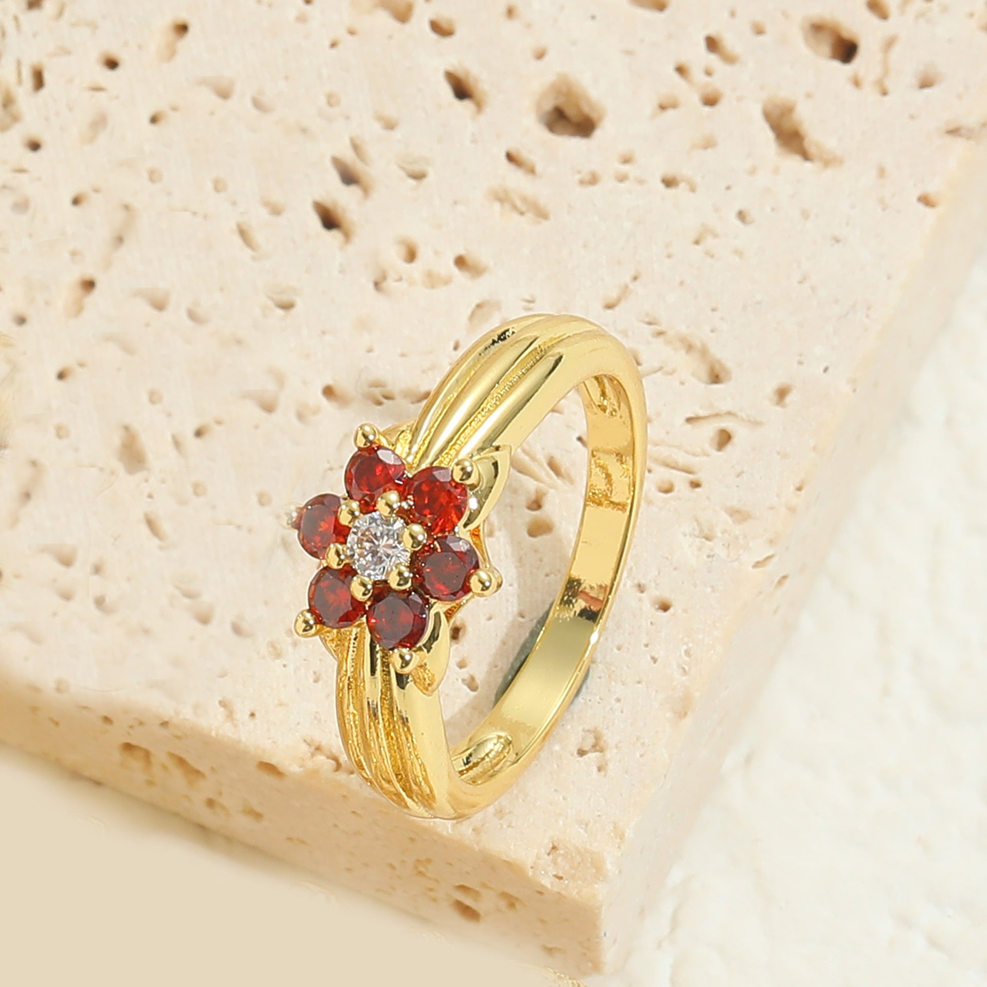 Full Zircon Diamond Bangle Ring - Stylish And Versatile