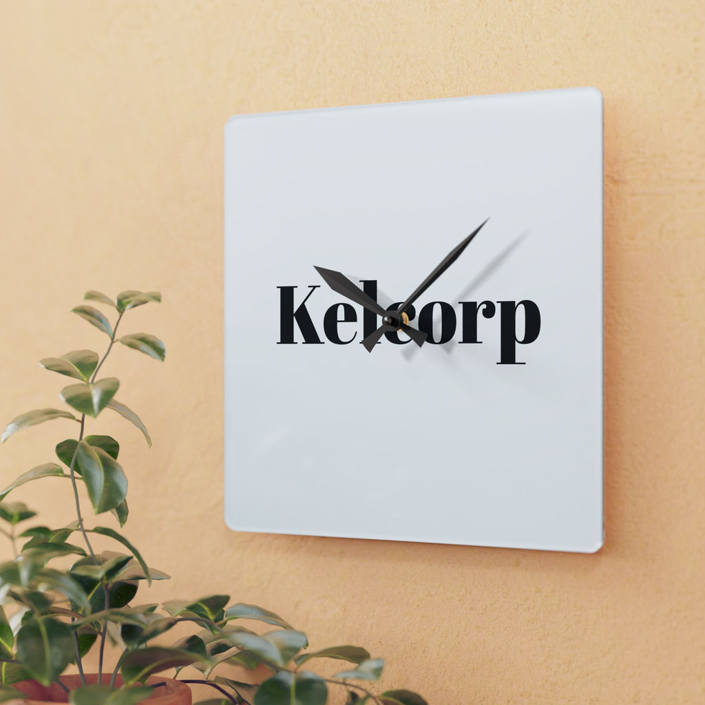 Modern Minimalist Kelcorp Acrylic Wall Clock