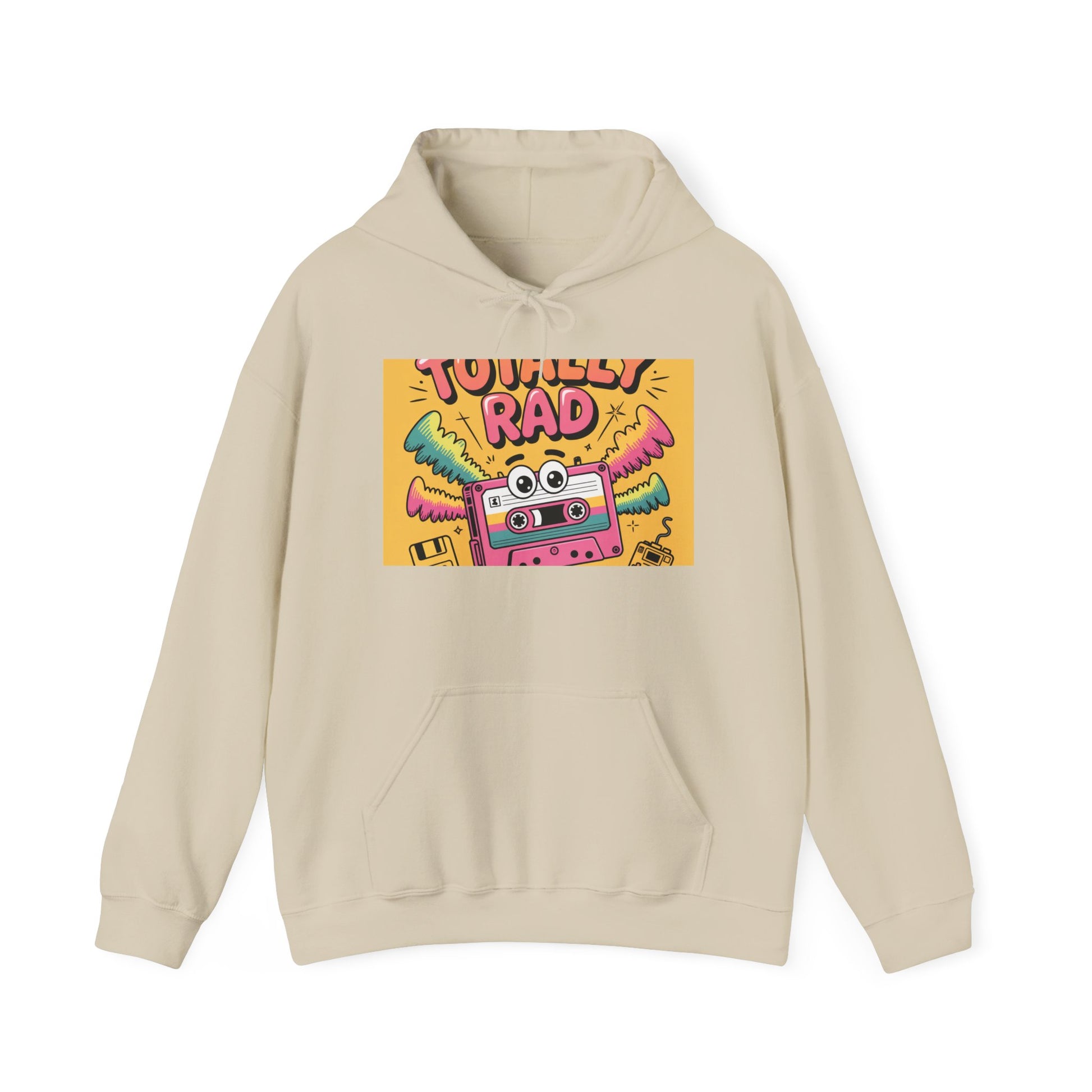 Totally Rad Hoodie - Unisex Heavy Blend™ Sweatshirt with Retro Design