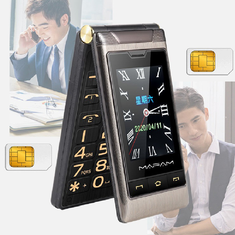 Full Network Connectivity Dual Screen Flip Phone