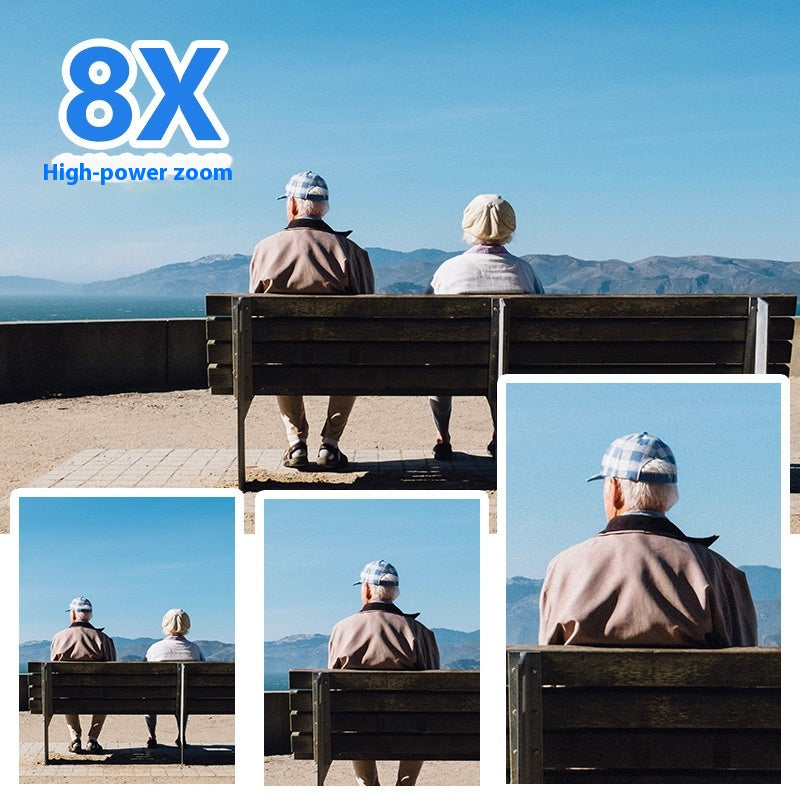 Solar 8x Zoom Camera Surveillance