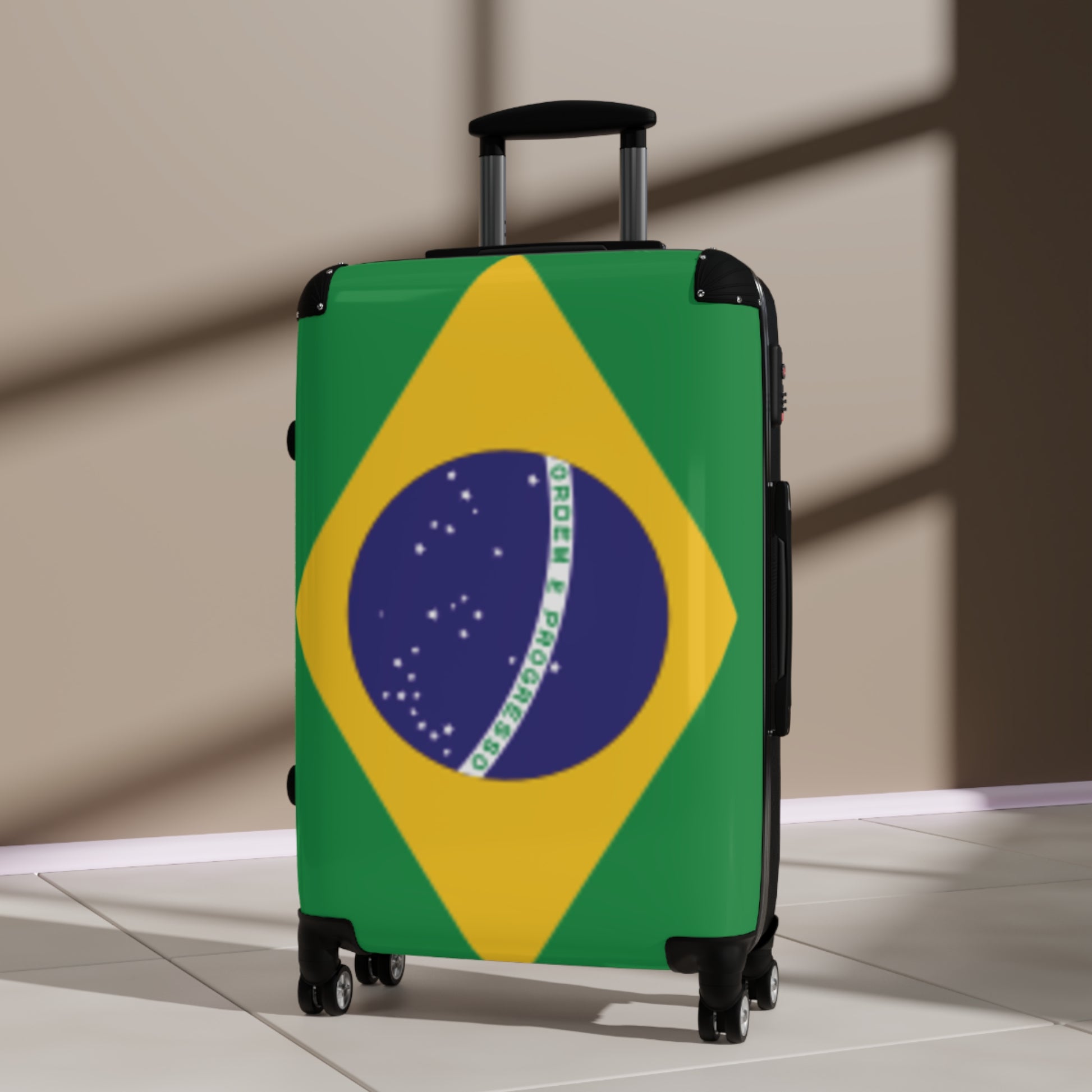 Auriverde Suitcase - Brazilian Flag Luggage