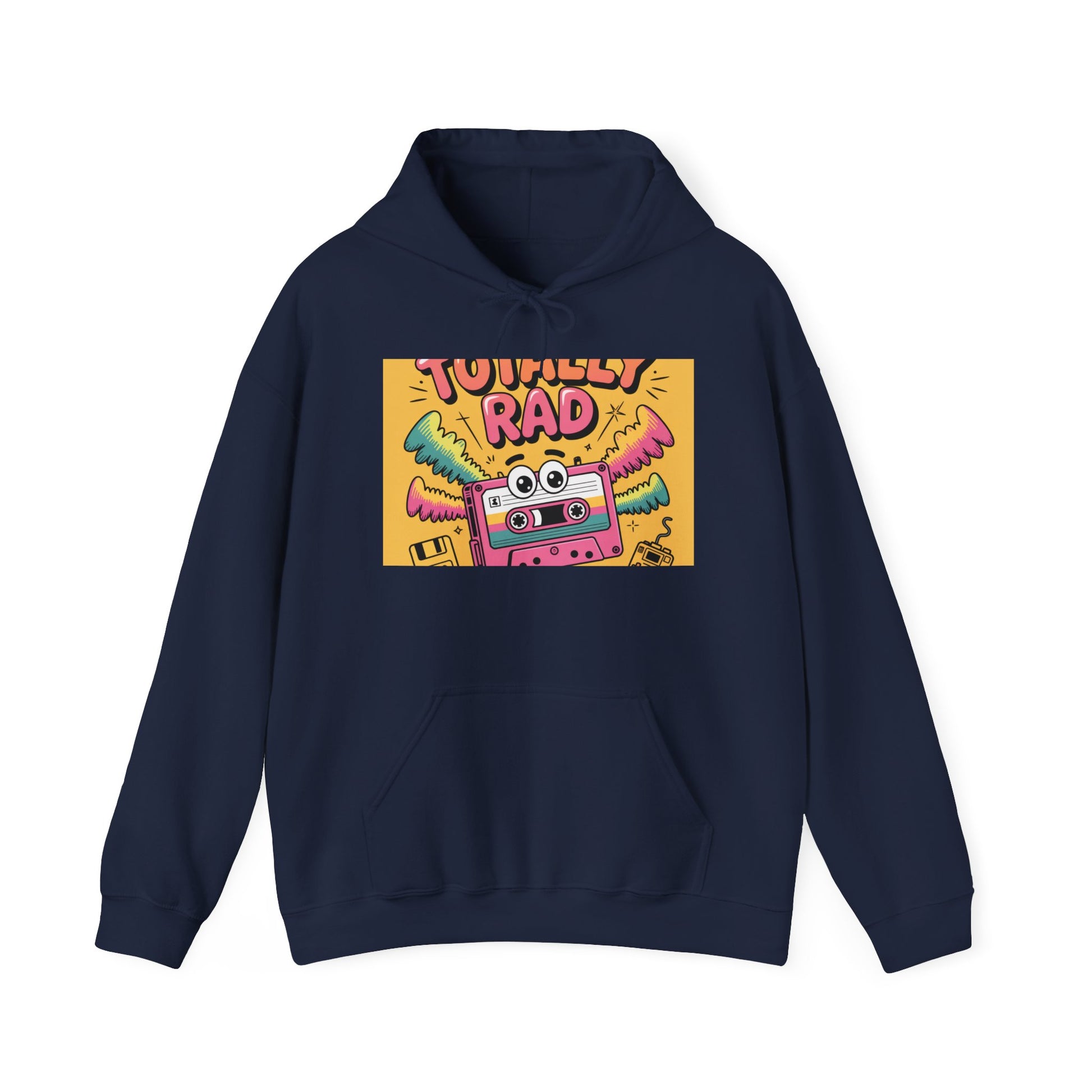 Totally Rad Hoodie - Unisex Heavy Blend™ Sweatshirt with Retro Design