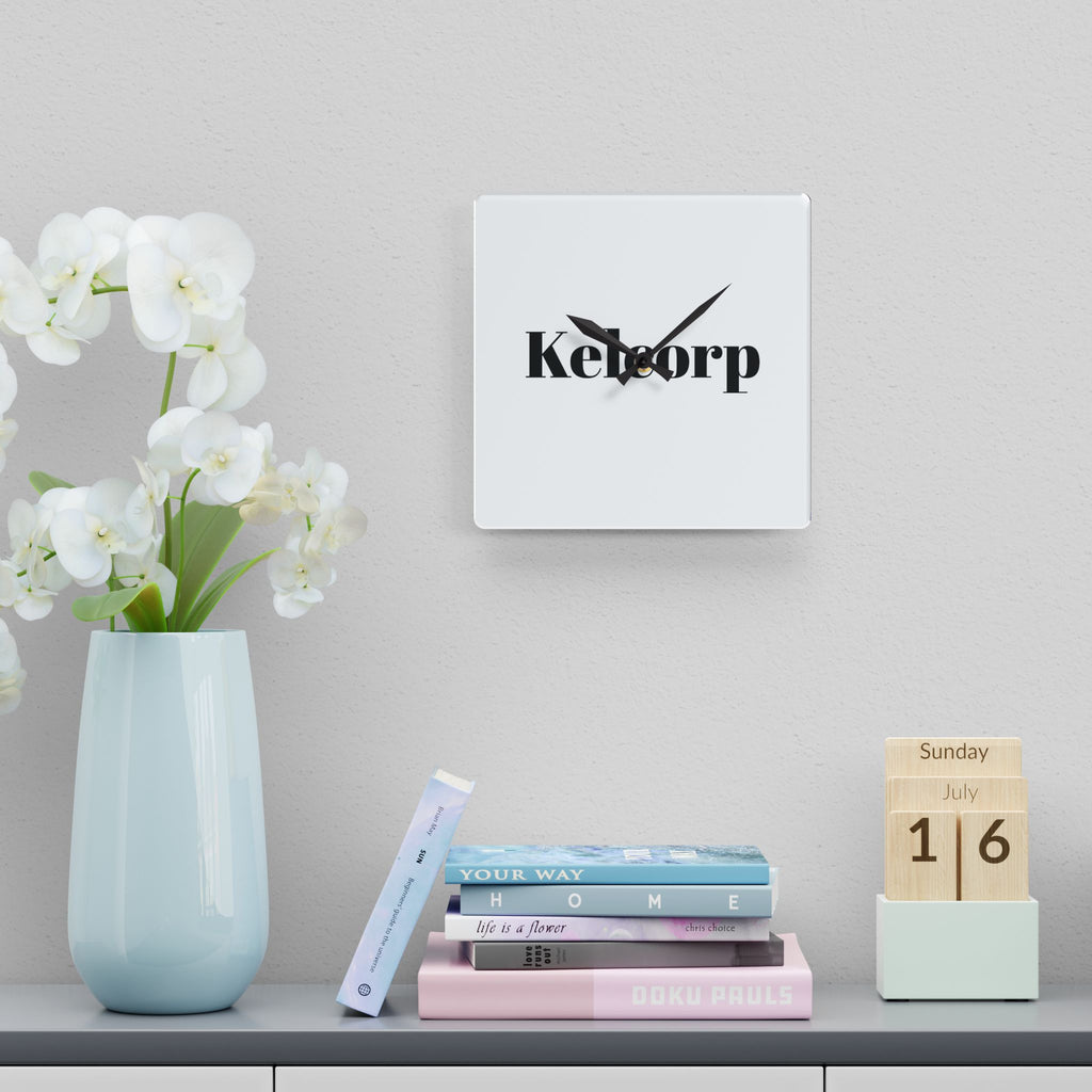 Modern Minimalist Kelcorp Acrylic Wall Clock