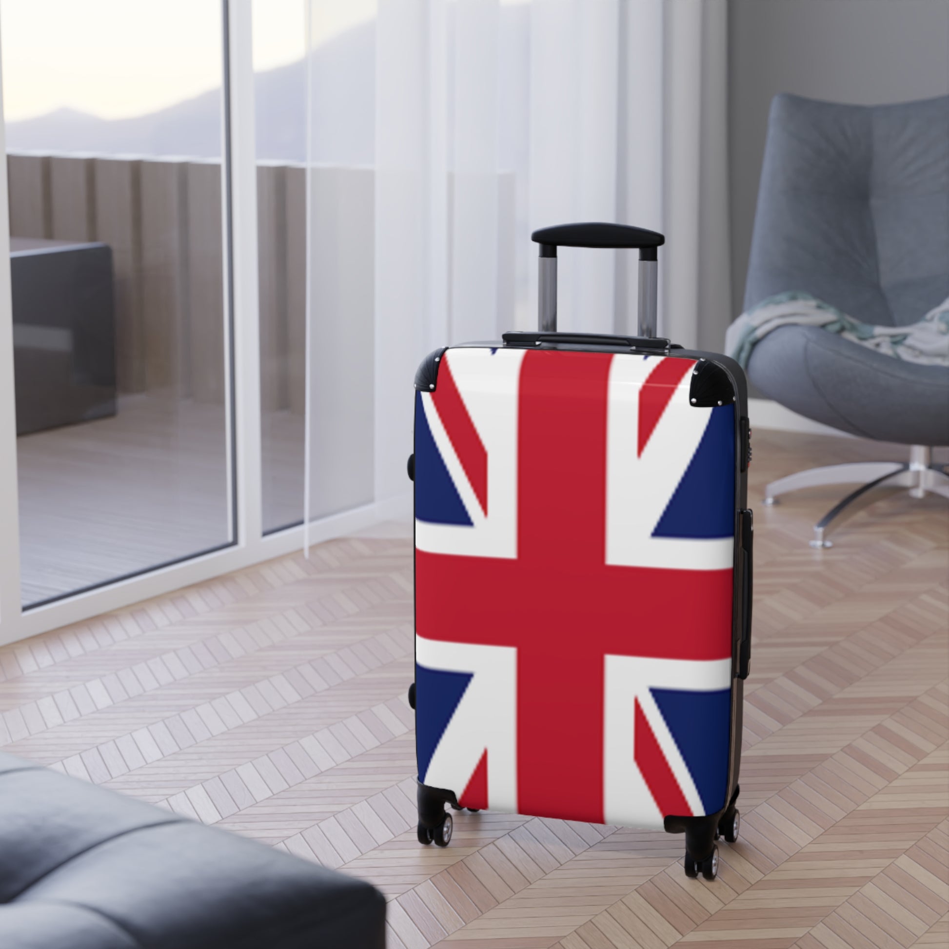 Union Jack Suitcase - British Flag Luggage