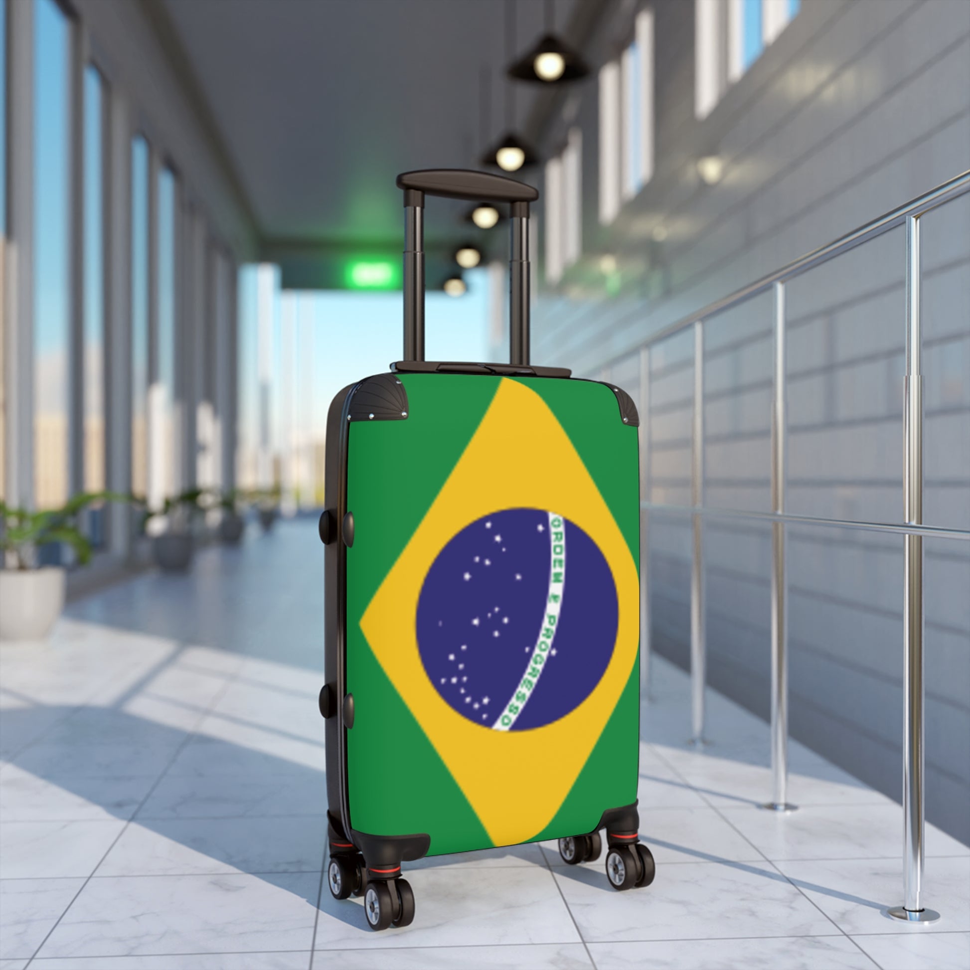 Auriverde Suitcase - Brazilian Flag Luggage
