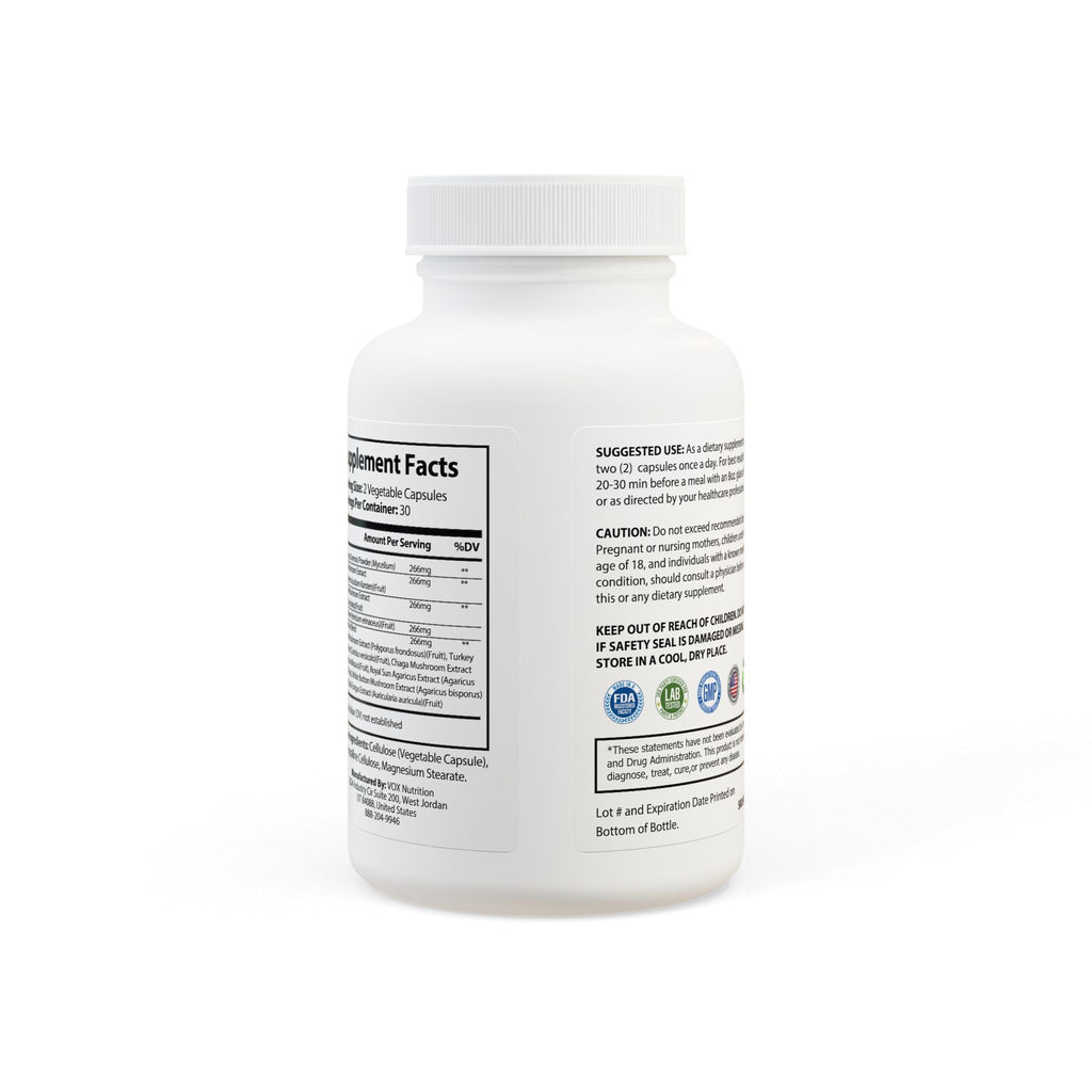 Kelcorp Mushroom Blend Supplement (60 Capsules) (USA ONLY)