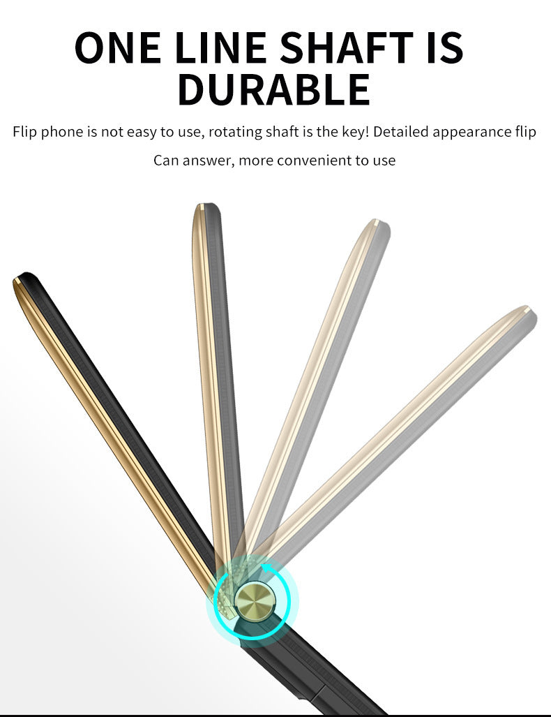 Full Network Connectivity Dual Screen Flip Phone