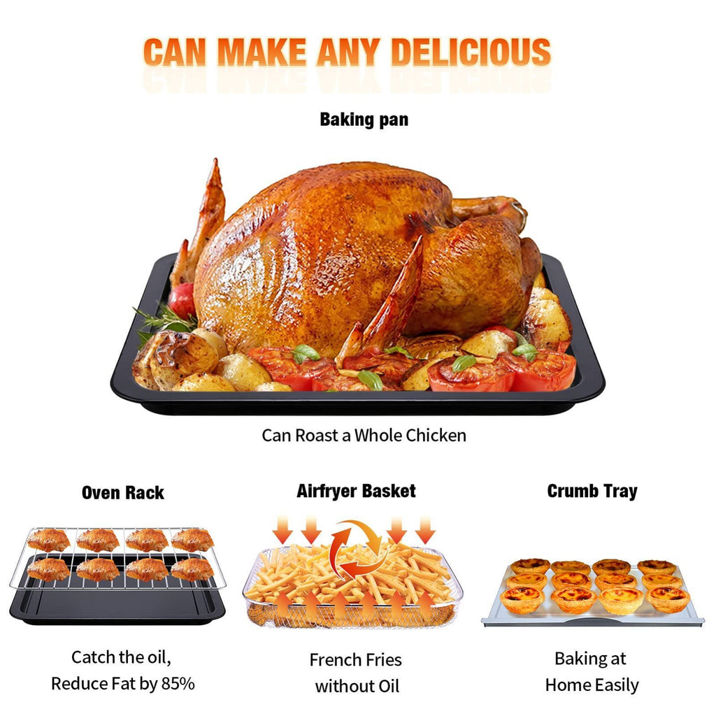 Geek Chef Air Fryer 6 Slice 26QT 26L Air Fryer Fry Oil-Free