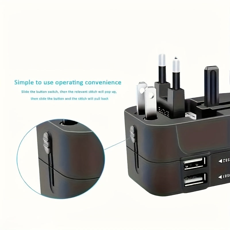 Universal Power Adapter with US/EU/UK/Australian Plugs