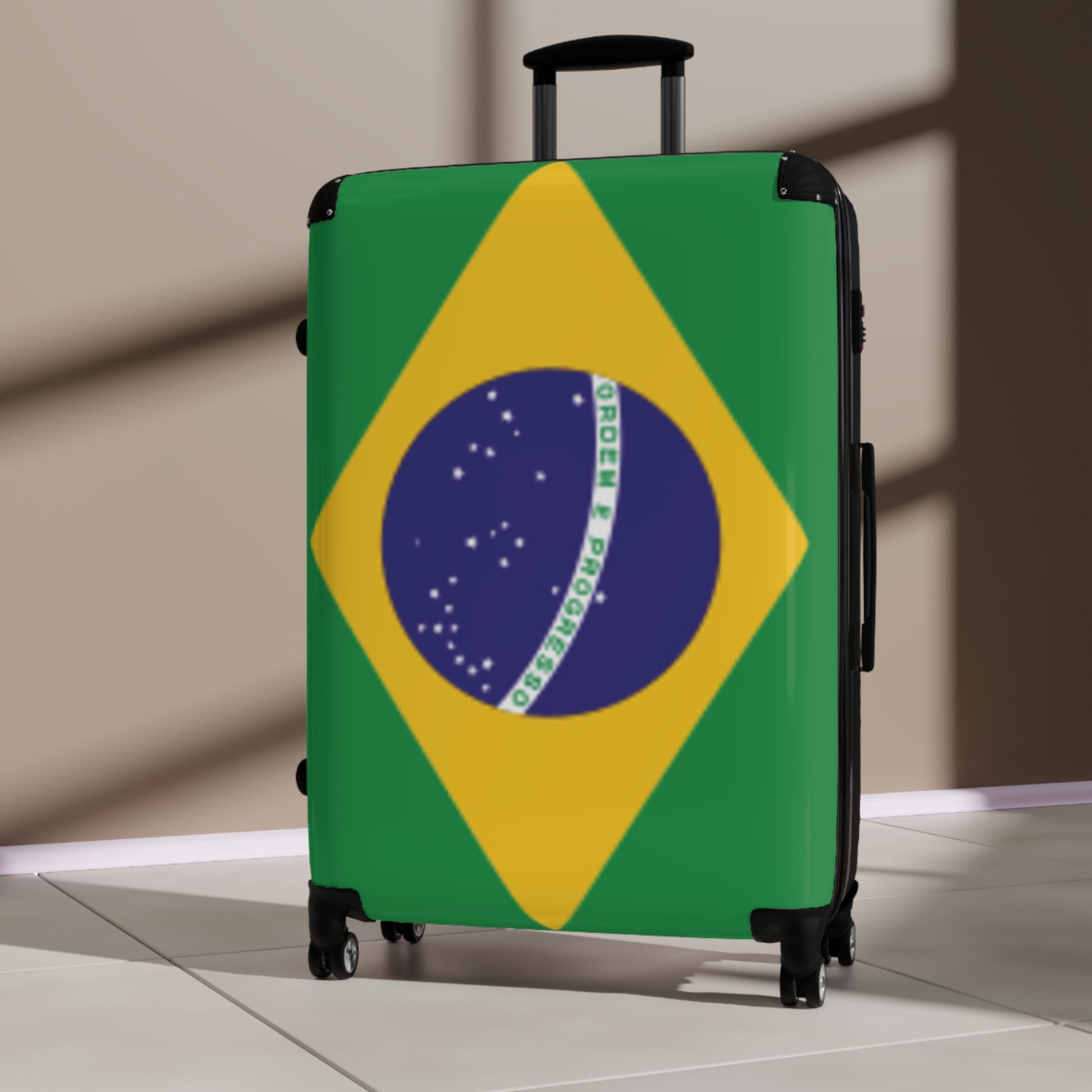 Auriverde Suitcase - Brazilian Flag Luggage