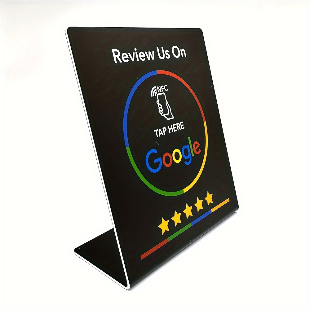 1pc Google Review NFC Stand - Sleek