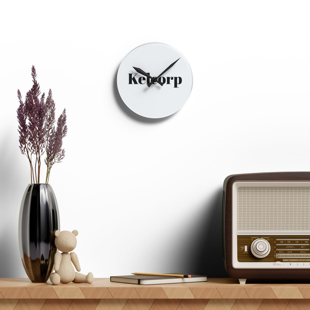 Modern Minimalist Kelcorp Acrylic Wall Clock