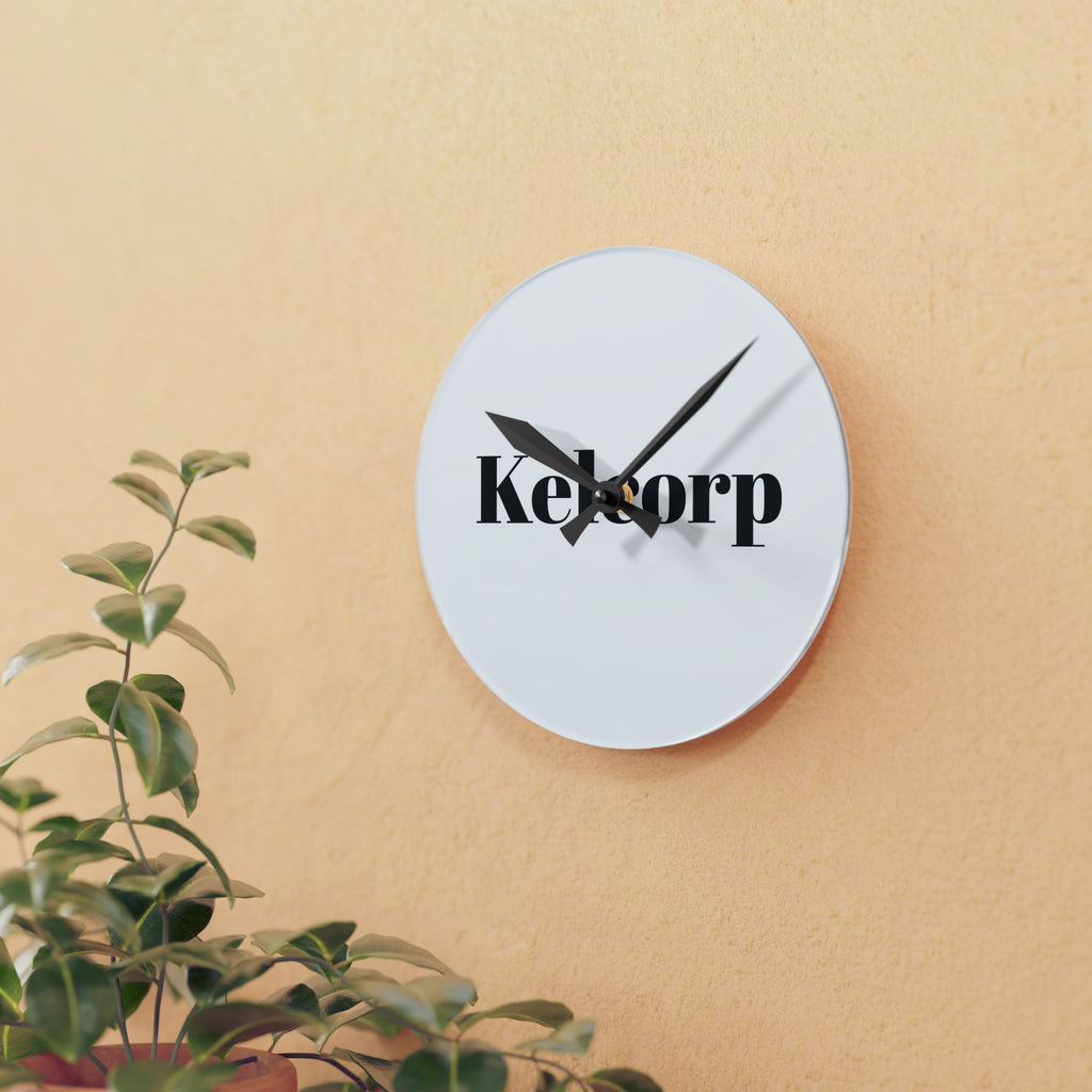 Modern Minimalist Kelcorp Acrylic Wall Clock