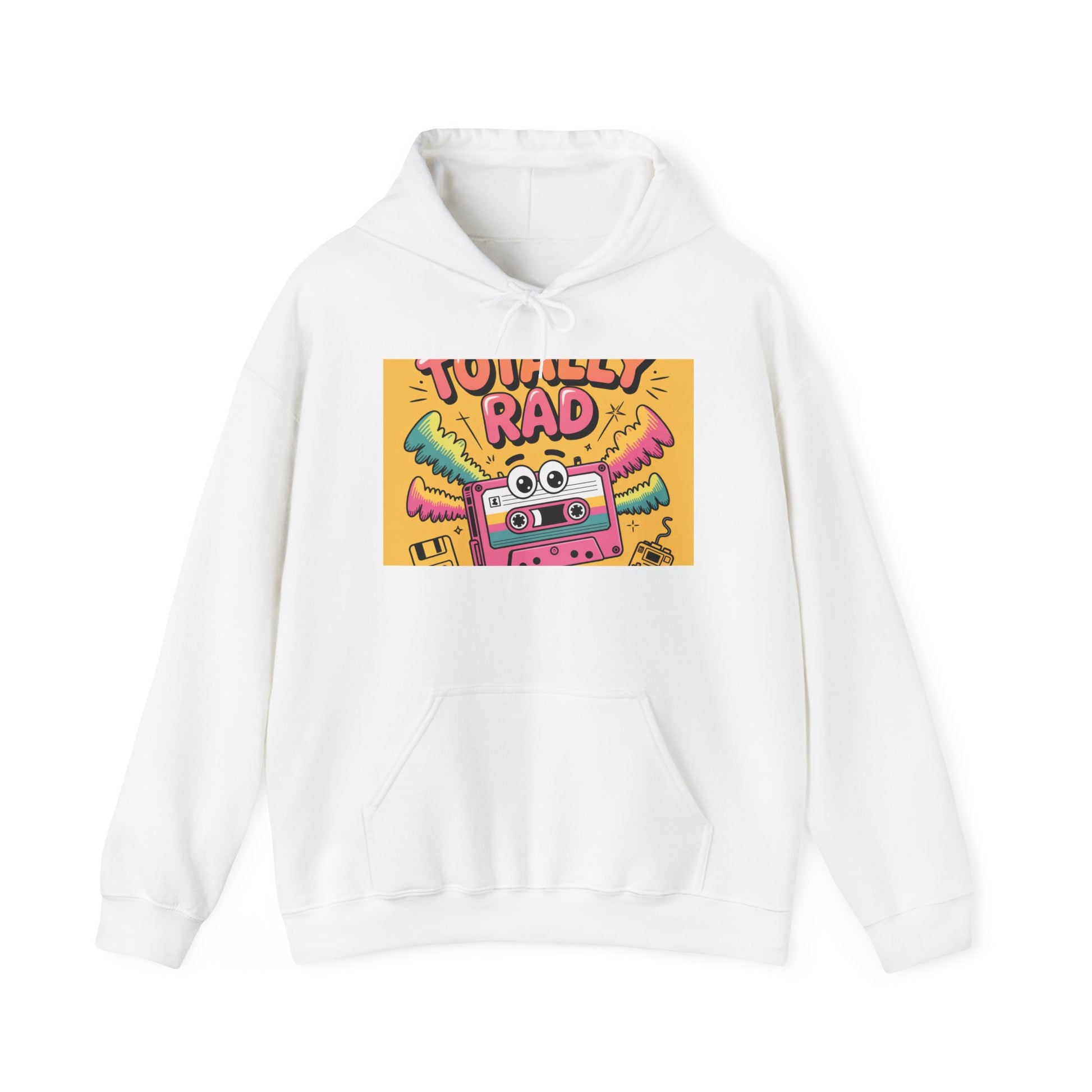 Totally Rad Hoodie - Unisex Heavy Blend™ Sweatshirt with Retro Design