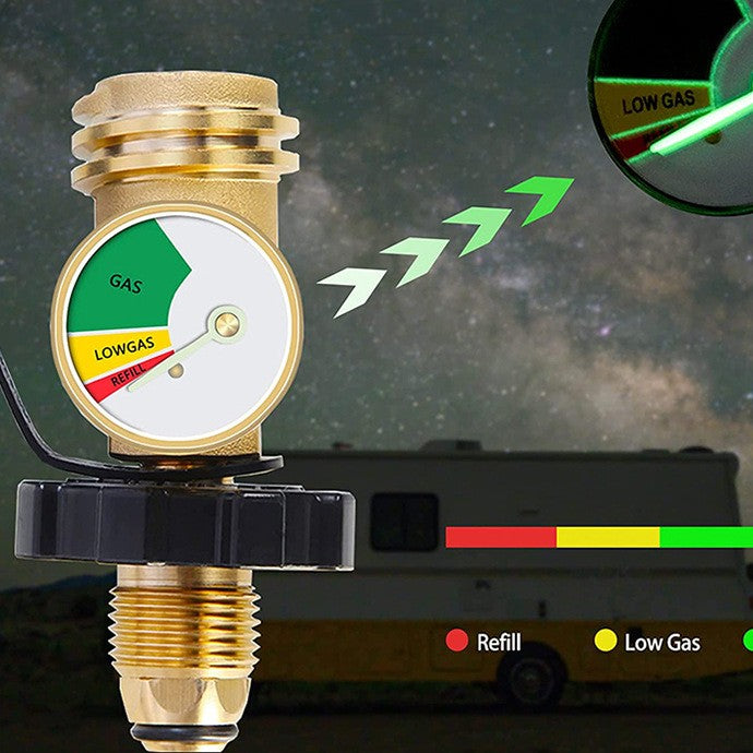 American QCC With Pressure Gauge Adapter