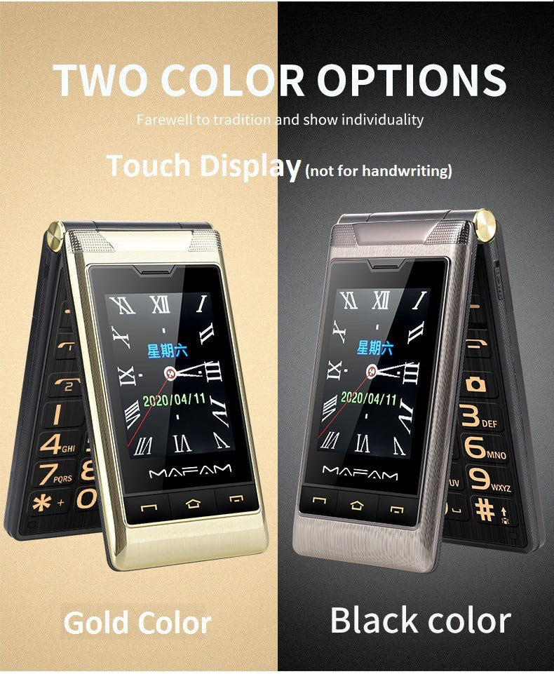 Full Network Connectivity Dual Screen Flip Phone