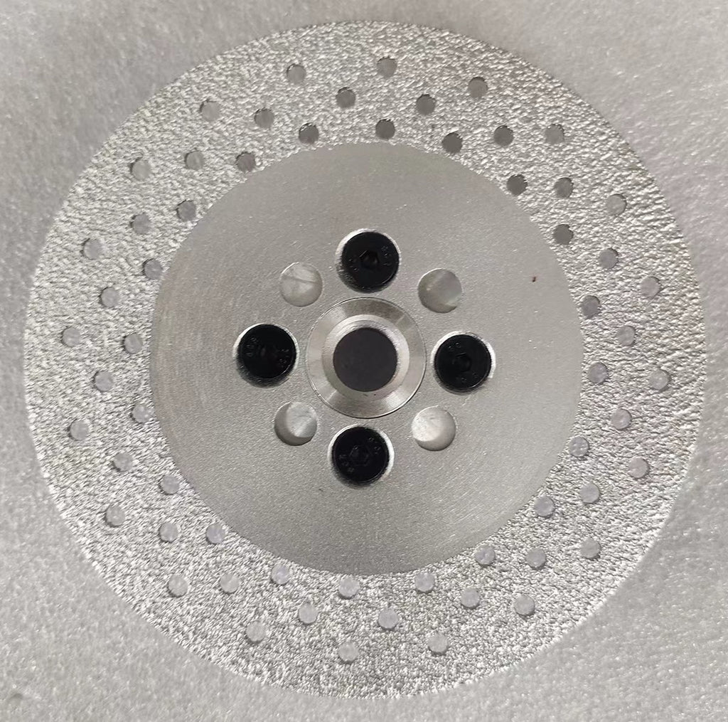 Brazed Flat Grinding Disc M14 Flange Stone Grinding Disc