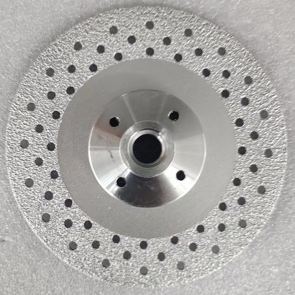 Brazed Flat Grinding Disc M14 Flange Stone Grinding Disc