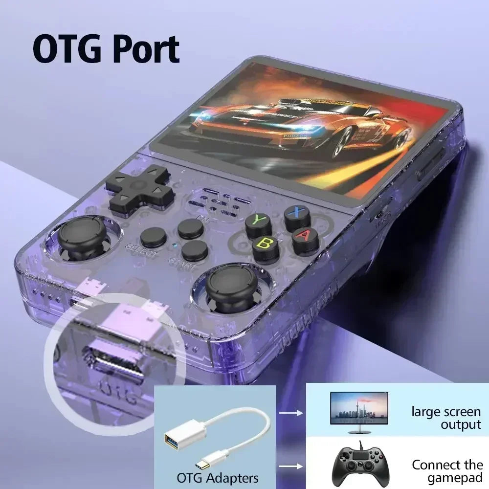 Open Source R36S Retro Handheld Video Game Console