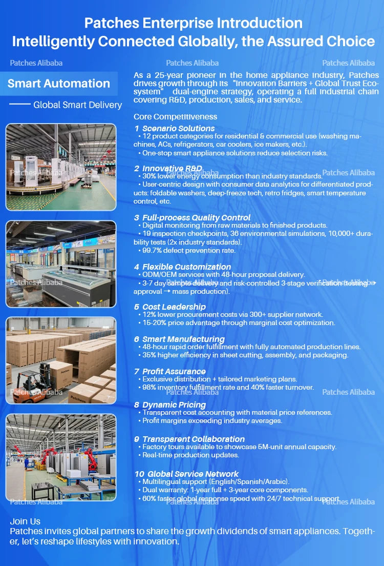 HAOYUNMA Fridge Freezer