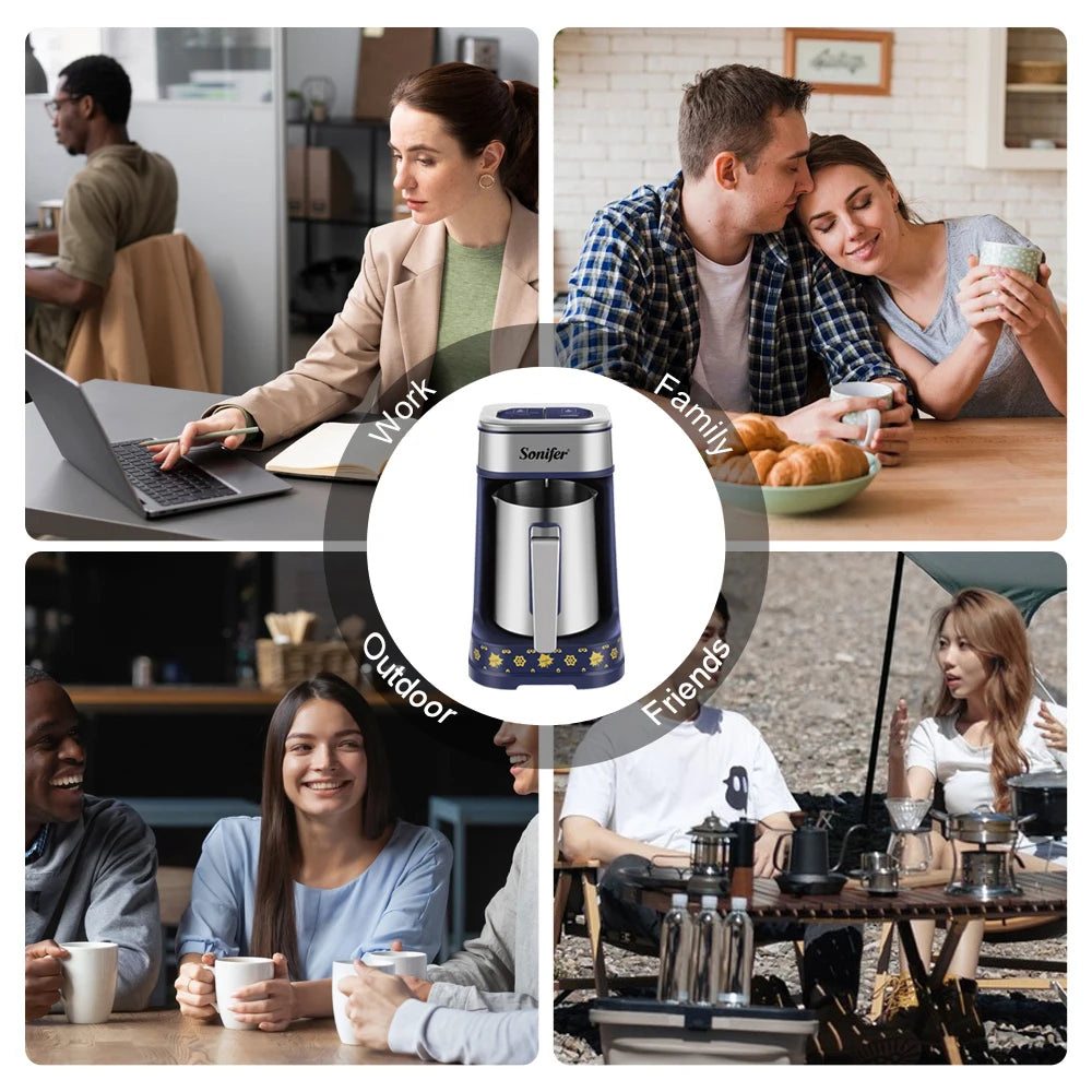 SONIFER Coffee Maker with Dual Brewing