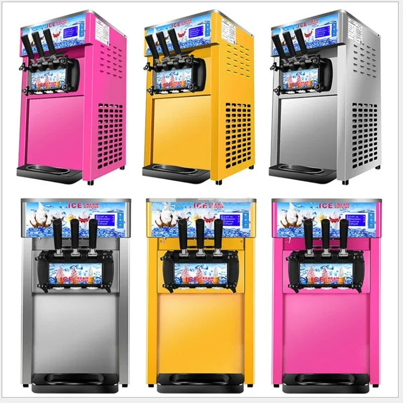 ZM-168 Three Flavors Ice Cream Machine