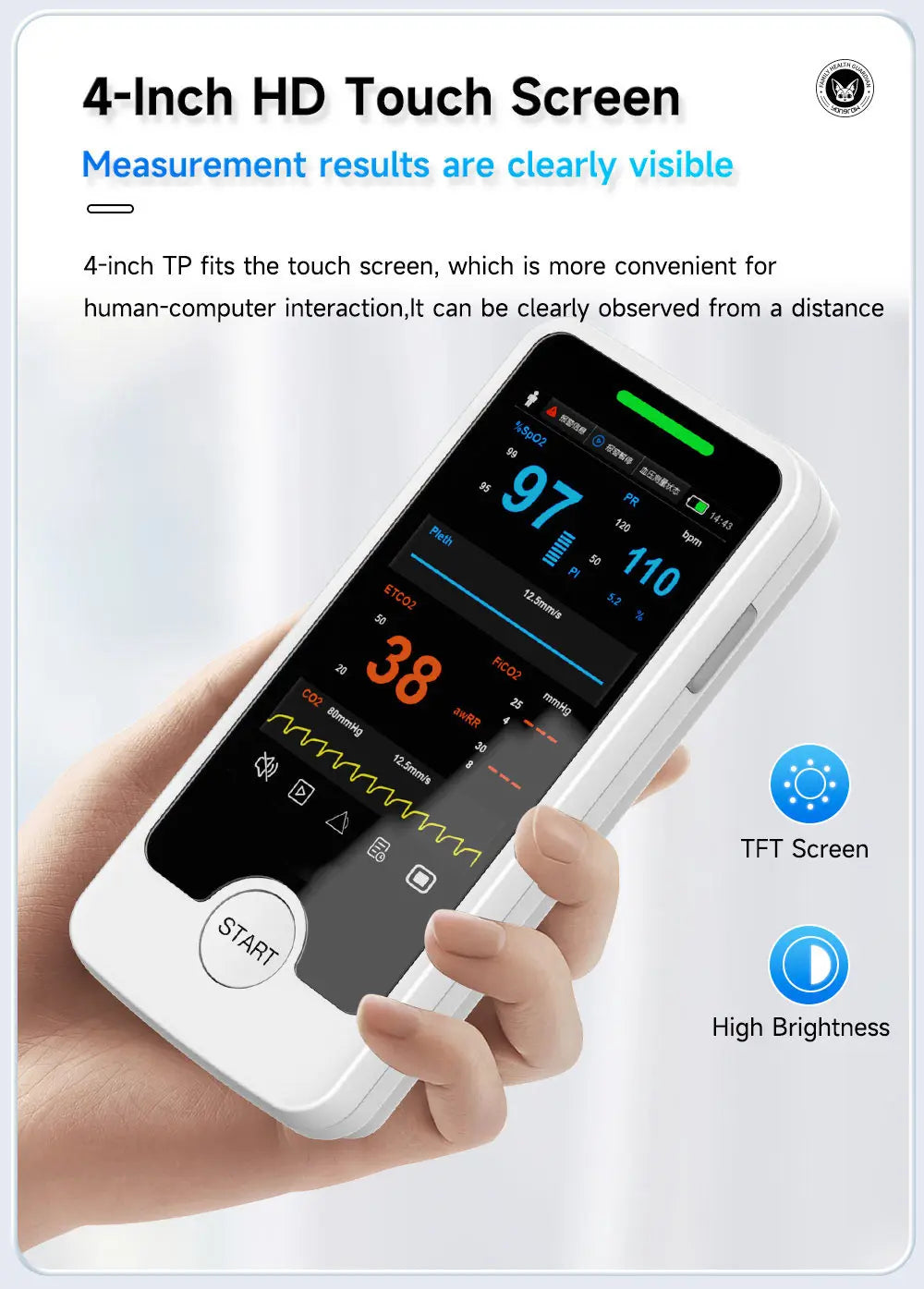 Handheld Vital Signs Monitor Human / Veterinary