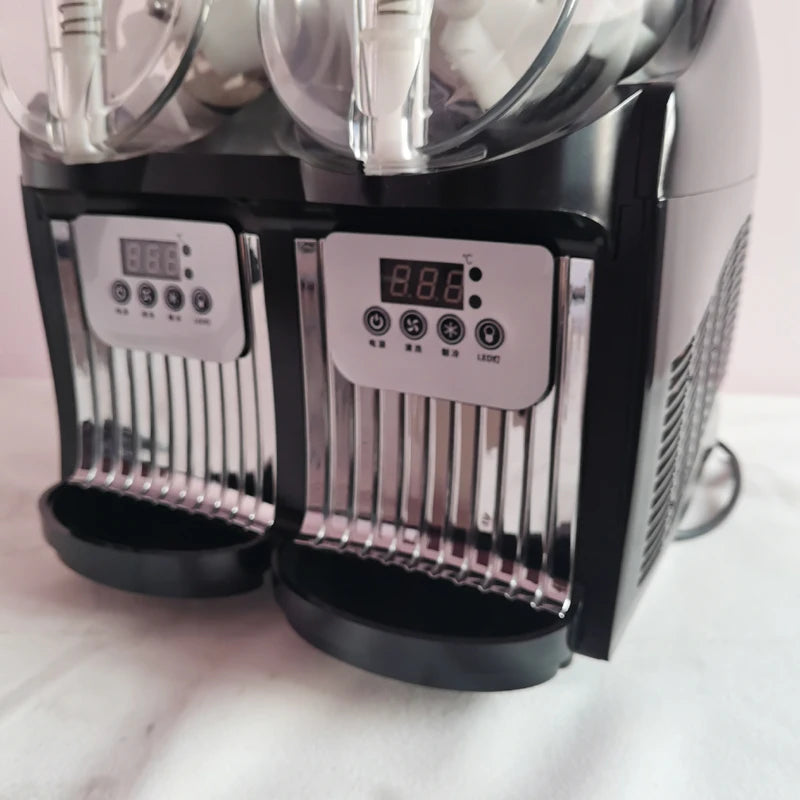 SYILIU Commercial Slushy Machine 2L x 2 Tanks