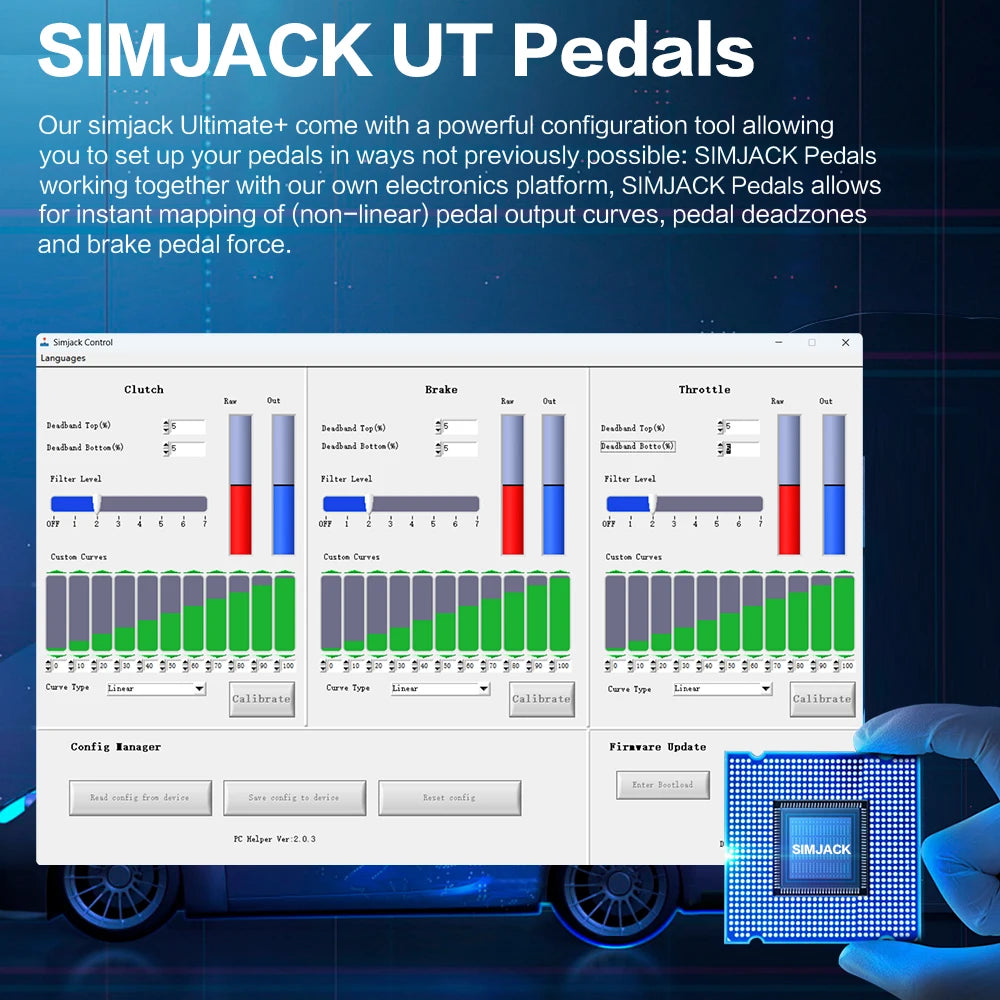 SIMJACK Ultimate Pedals Sim Racing Pedals