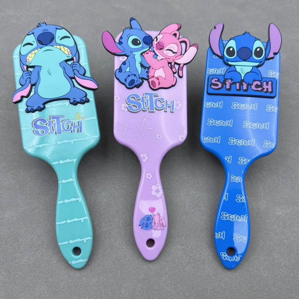 2025 Stitch Comb Series Cartoon needle around Air cushion massage comb for Kids Girl student comb gift