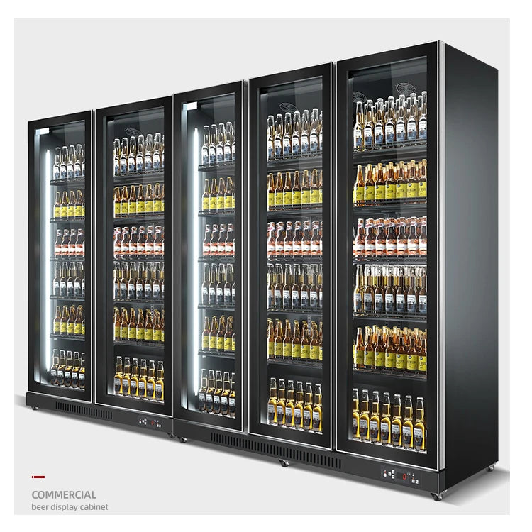 HAOYUNMA Beer Cabinet Beverage Cabinet Wine Display