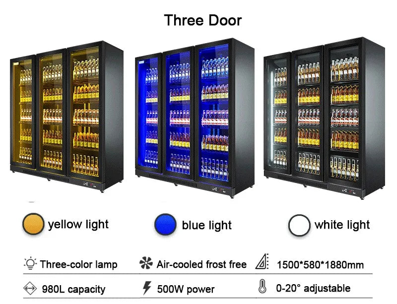 HAOYUNMA Beer Cabinet Beverage Cabinet Wine Display