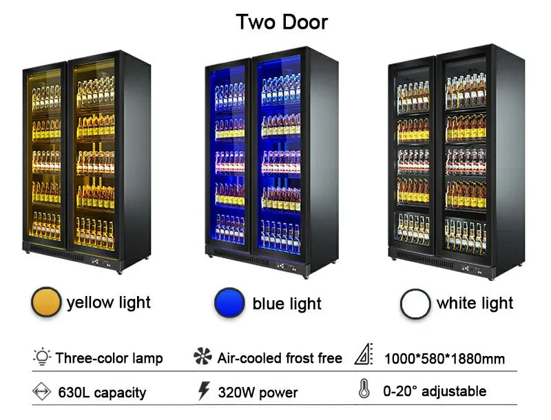 HAOYUNMA Beer Cabinet Beverage Cabinet Wine Display