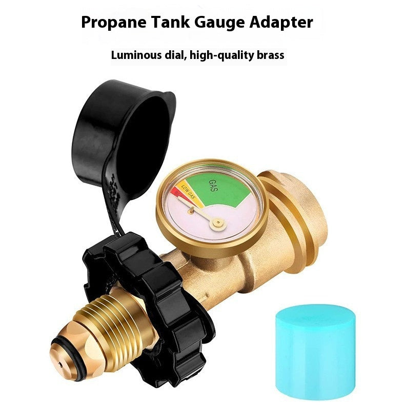 American QCC With Pressure Gauge Adapter