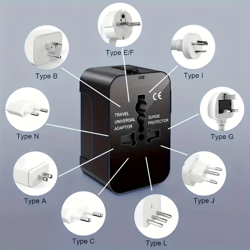 Universal Power Adapter with US/EU/UK/Australian Plugs